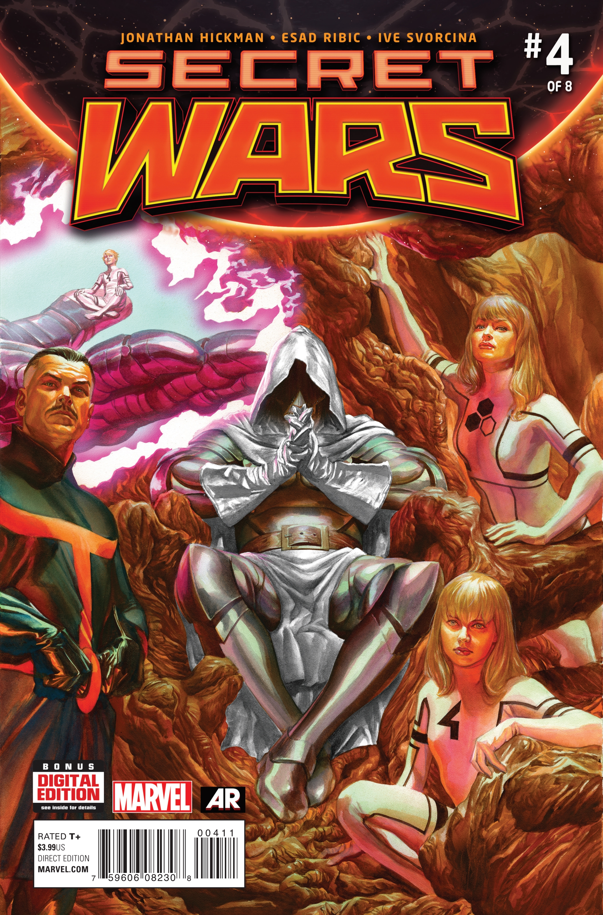 Imagen de una de las portadas del comic Secret Wars